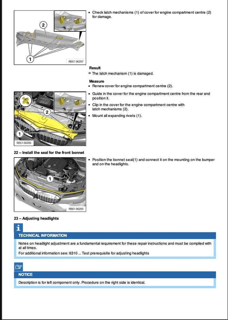 BMW 3 Series 320i G20 2019 Service Manual Repair, Workshop Service Repair, INSTANT Download PDF