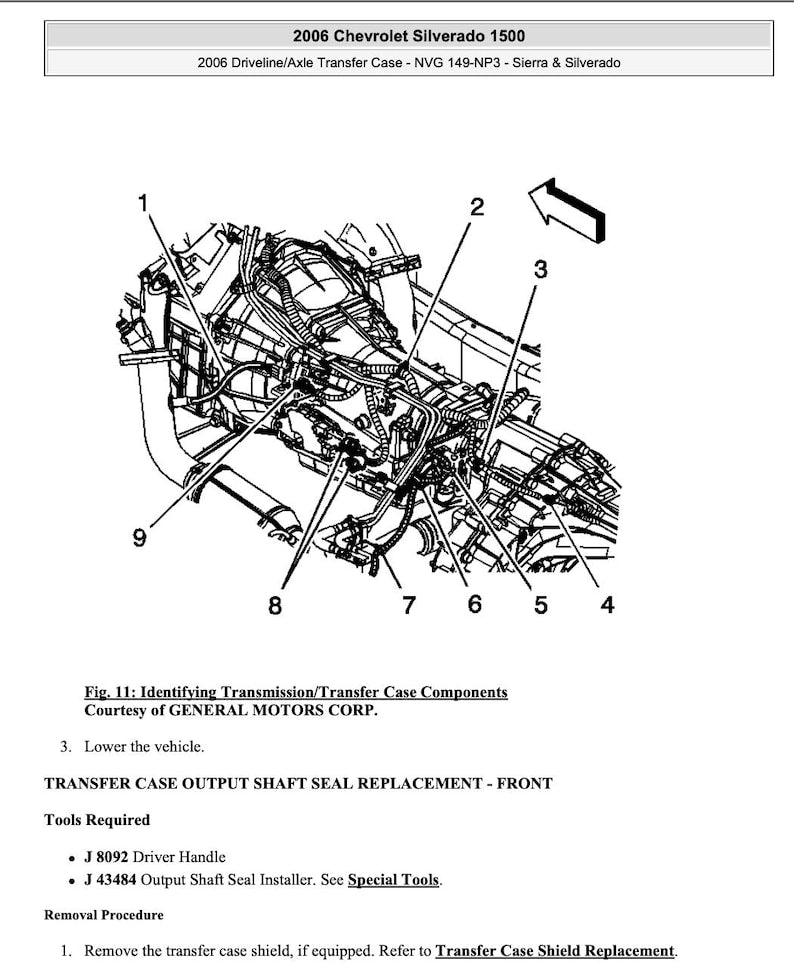 Chevrolet Silverado 2006 Service Manual Repair, Workshop Service Repair, INSTANT Download PDF
