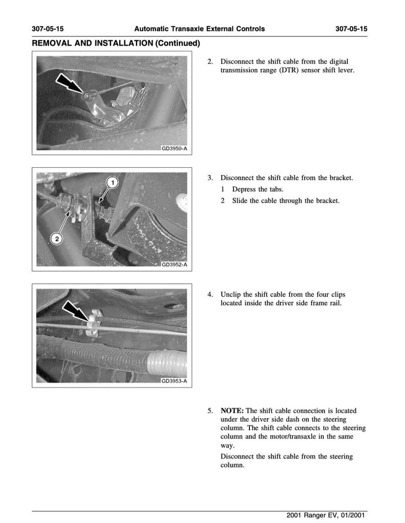 Ford Ranger EV 2001 Service Manual Repair, Workshop Service Repair, INSTANT Download PDF