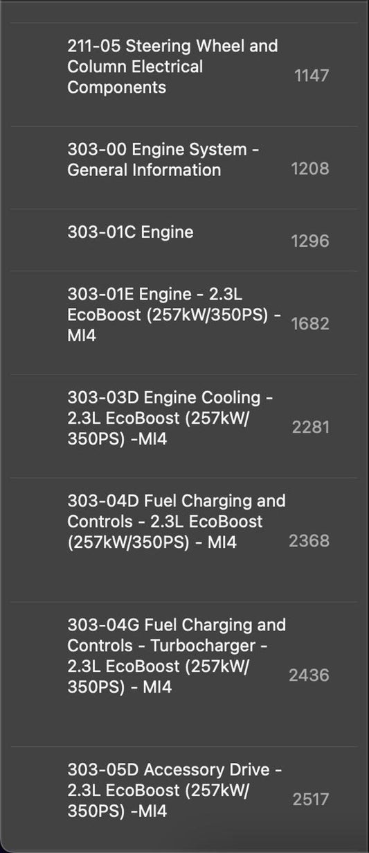 Ford Focus RS 2015-2019 Service Manual Repair, Workshop Service Repair, INSTANT Download PDF