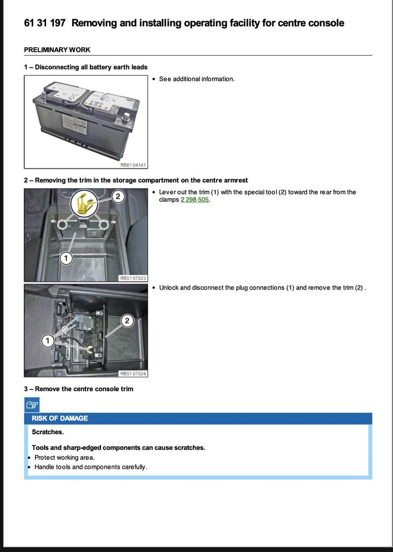 BMW 3 Series 320i G20 2019 Service Manual Repair, Workshop Service Repair, INSTANT Download PDF