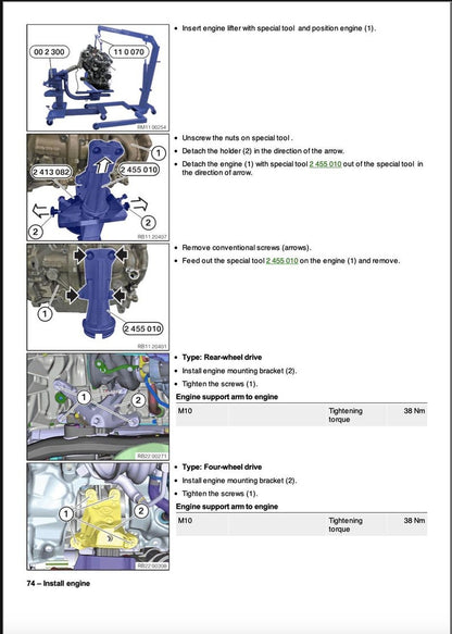 BMW 3 Series 320i G20 2019 Service Manual Repair, Workshop Service Repair, INSTANT Download PDF