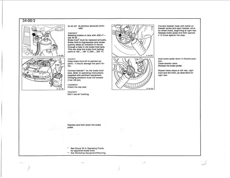 BMW 8 Series E31 850 1989-1999 Service Manual Repair, Workshop Service Repair, INSTANT Download PDF