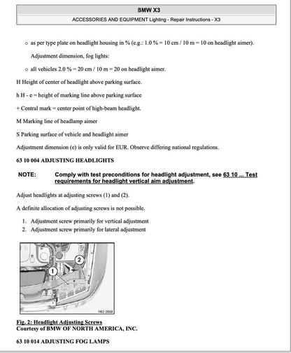 BMW X3 E83 Service Manual Repair, Workshop Service Repair, INSTANT Download PDF