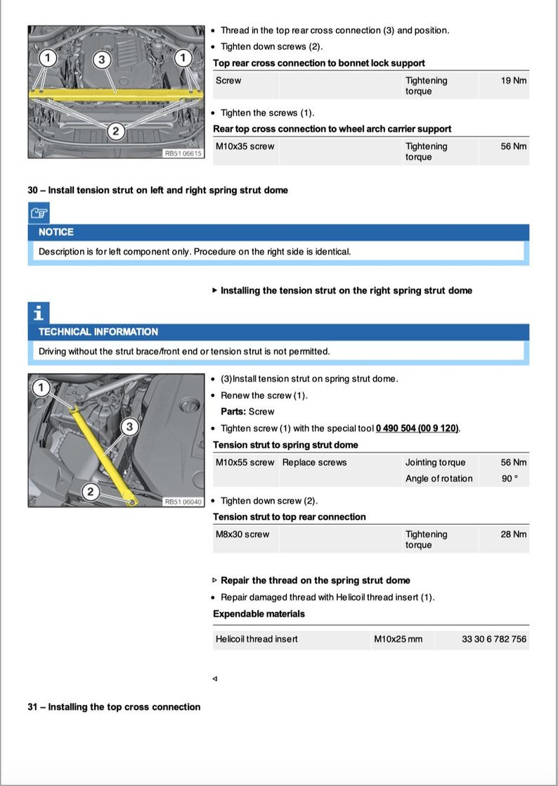 BMW X7 G07 Example Service Manual Repair, Workshop Service Repair, INSTANT Download PDF