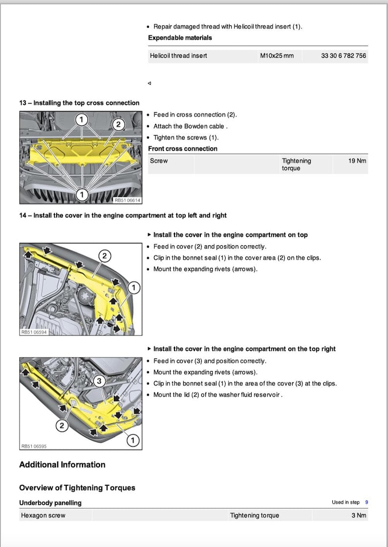 BMW X7 G07 Example Service Manual Repair, Workshop Service Repair, INSTANT Download PDF