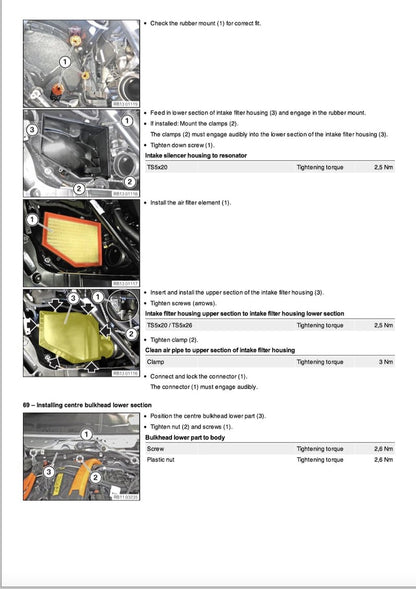 BMW 5 Series G30 530E I Perfomance Service Manual Repair, Workshop Service Repair, INSTANT Download PDF