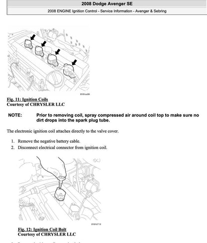 Dodge Avenger 2008-2010 Service Manual Repair, Workshop Service Repair, INSTANT Download PDF