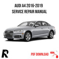 Audi A4 B9 2015-2019 Service Manual Repair, Workshop Service Repair, INSTANT Download PDF