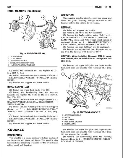 Dodge RAM 1500 2500 3500 2001-2004 Service Manual Repair, Workshop Service Repair, INSTANT Download PDF