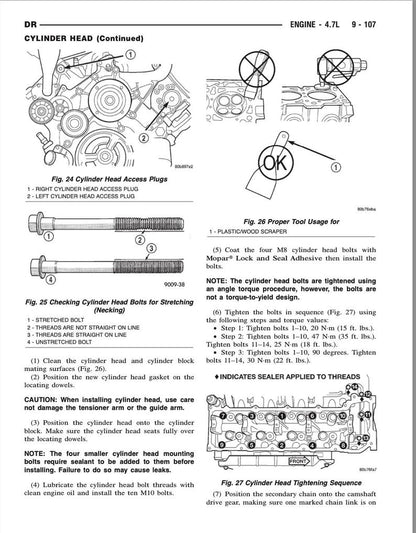 Dodge RAM 1500 2500 3500 2001-2004 Service Manual Repair, Workshop Service Repair, INSTANT Download PDF