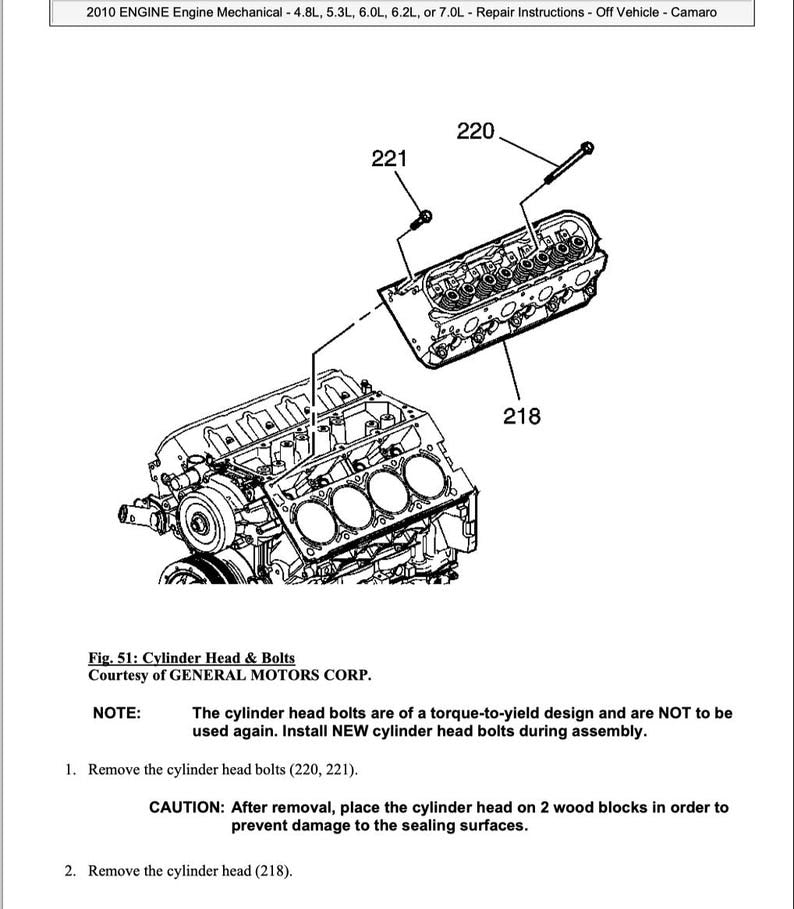 Chevrolet Camaro 2010-2011 All Engines Service Manual Repair, Workshop Service Repair, INSTANT Download PDF
