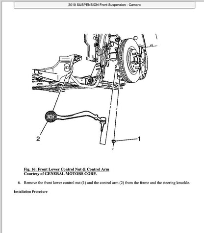 Chevrolet Camaro 2010-2011 All Engines Service Manual Repair, Workshop Service Repair, INSTANT Download PDF