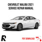 Chevrolet Malibu 2021 Service Manual Repair, Workshop Service Repair, INSTANT Download PDF