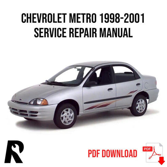 Chevrolet Metro 1998-2001 Service Manual Repair, Workshop Service Repair, INSTANT Download PDF