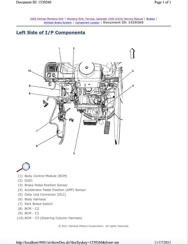 Chevrolet Montana 2005 Service Manual Repair, Workshop Service Repair, INSTANT Download PDF