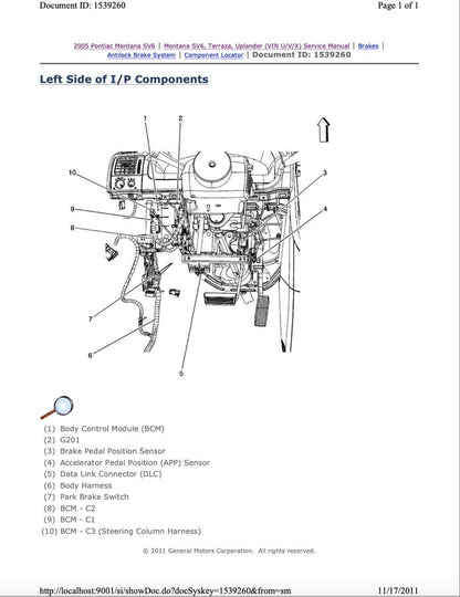 Chevrolet Montana 2005 Service Manual Repair, Workshop Service Repair, INSTANT Download PDF
