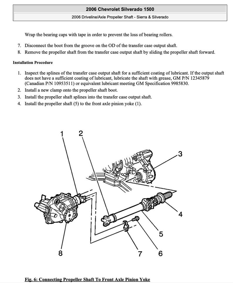 Chevrolet Silverado 2006 Service Manual Repair, Workshop Service Repair, INSTANT Download PDF