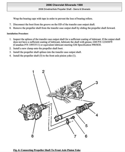 Chevrolet Silverado 2006 Service Manual Repair, Workshop Service Repair, INSTANT Download PDF