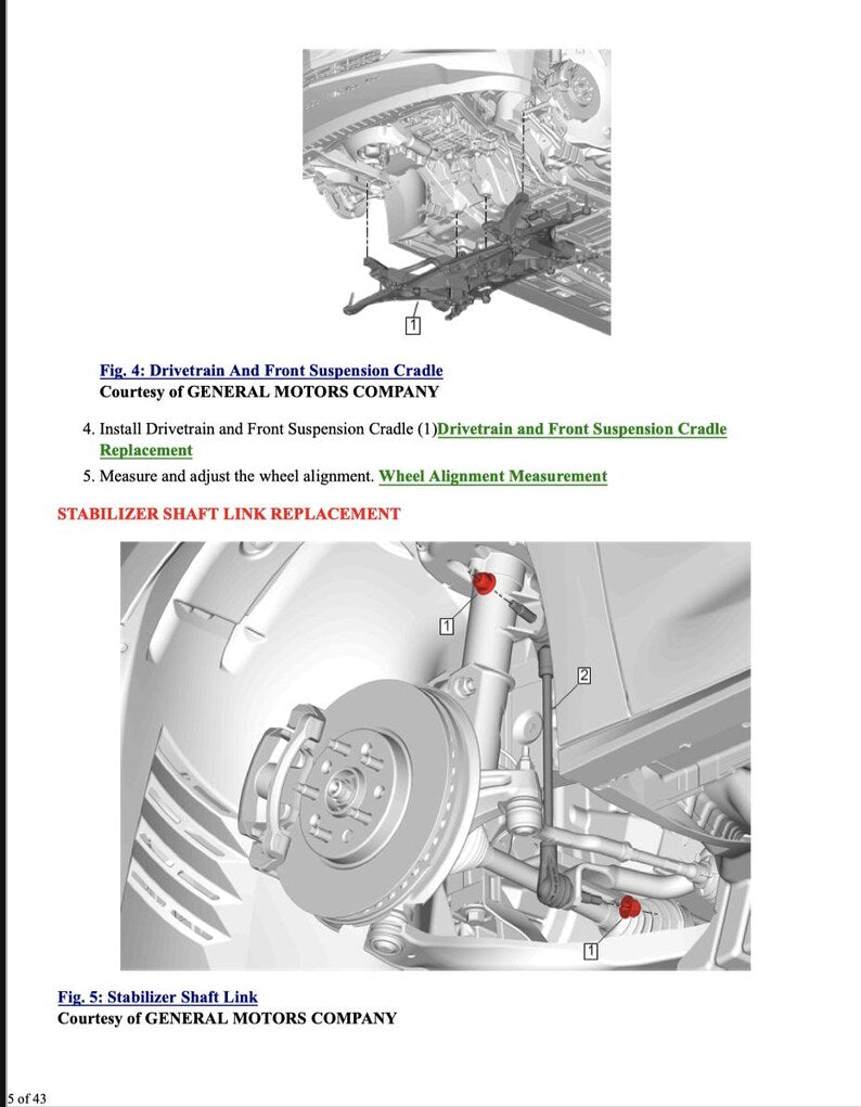 Chevrolet Volt 2016-2019 Service Manual Repair, Workshop Service Repair, INSTANT Download PDF
