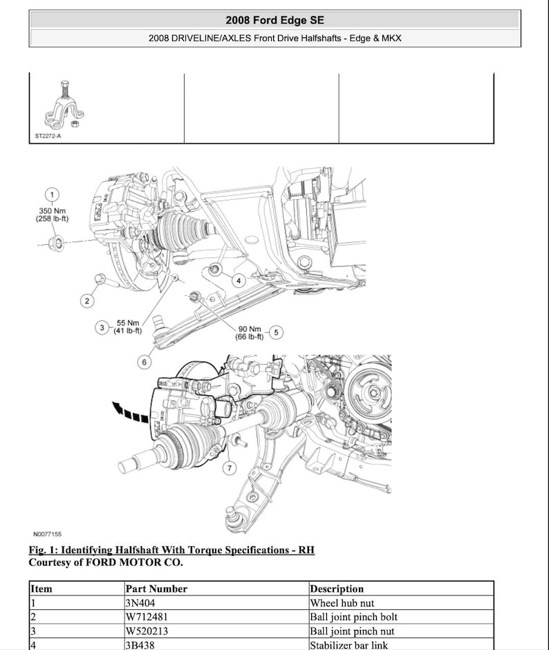 Ford Edge 2007-2010 Service Manual Repair, Workshop Service Repair, INSTANT Download PDF