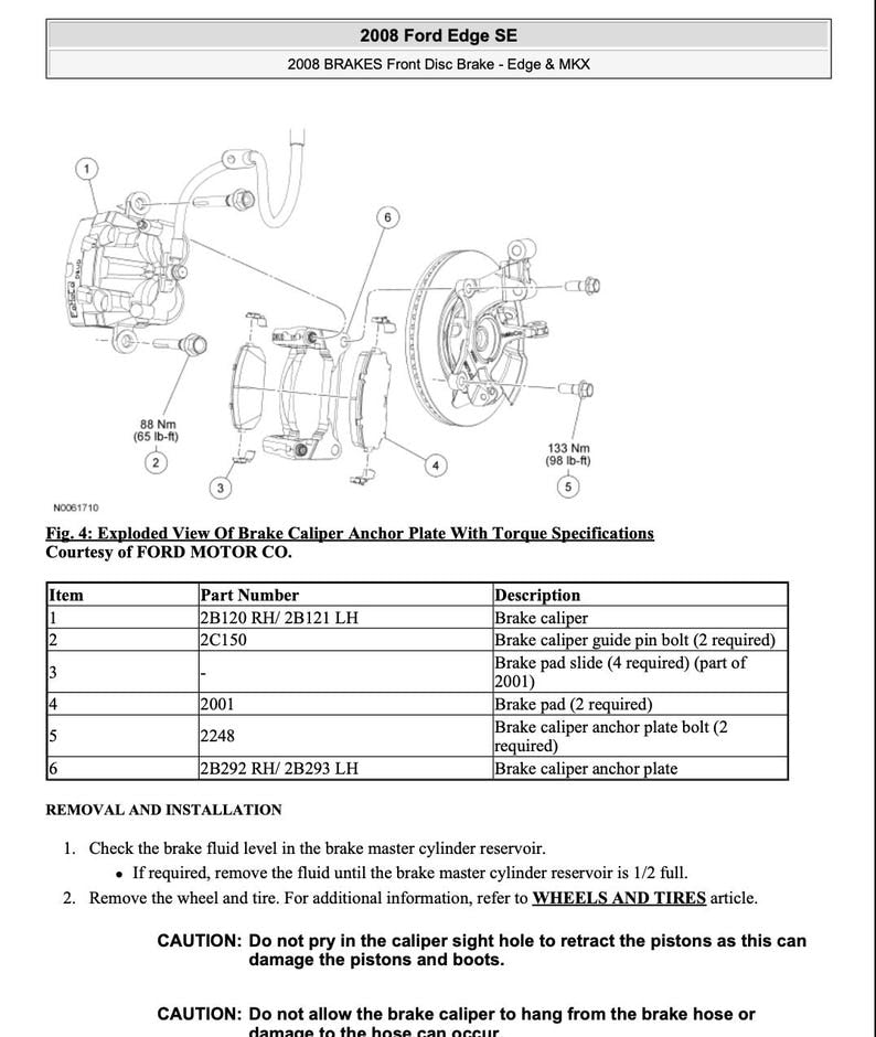 Ford Edge 2007-2010 Service Manual Repair, Workshop Service Repair, INSTANT Download PDF