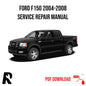 Ford F-150 2004-2008 Service Manual Repair, Workshop Service Repair, INSTANT Download PDF