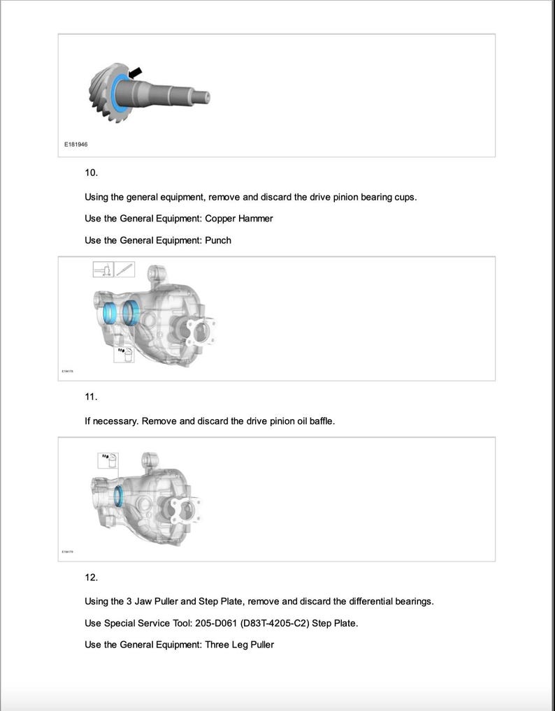 Ford F-150 2015-2017 Service Manual Repair, Workshop Service Repair, INSTANT Download PDF