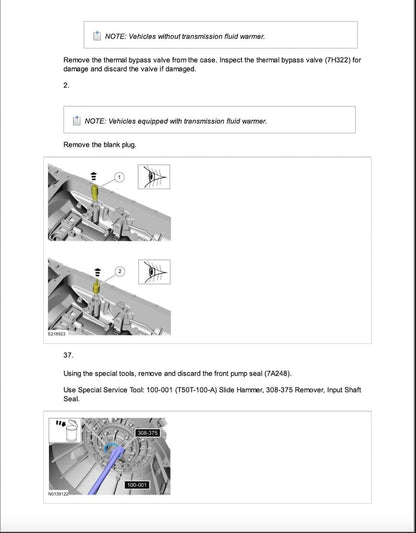Ford F-150 2015-2017 Service Manual Repair, Workshop Service Repair, INSTANT Download PDF