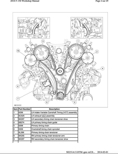 Ford F-150 2011-2014 Service Manual Repair, Workshop Service Repair, INSTANT Download PDF