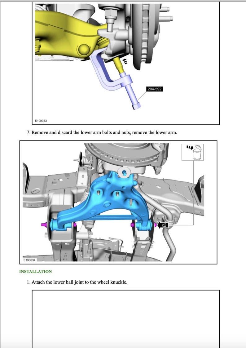 Ford F-150 2018-2020 Service Manual Repair, Workshop Service Repair, INSTANT Download PDF