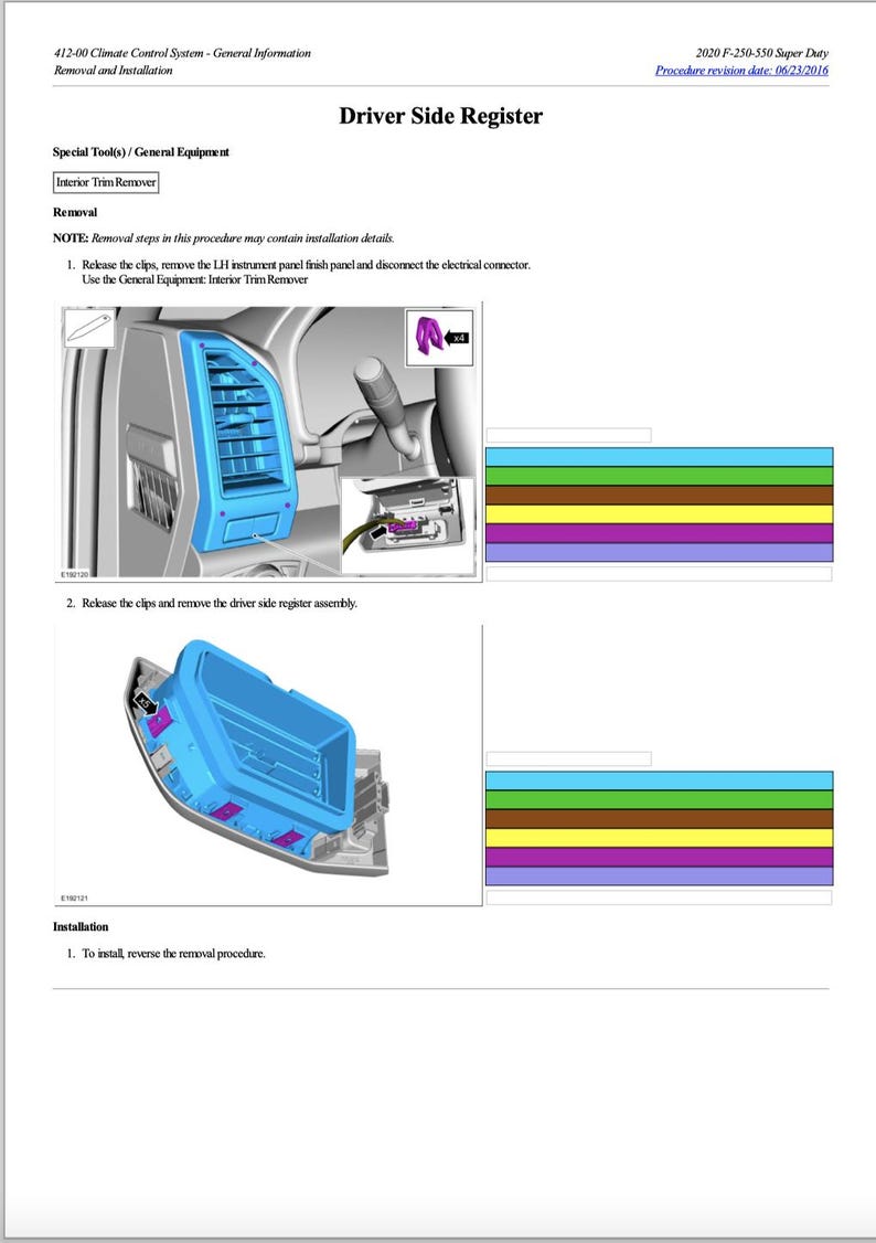 Ford F250-F550 SuperDuty 2019-2021 Service Manual Repair, Workshop Service Repair, INSTANT Download PDF