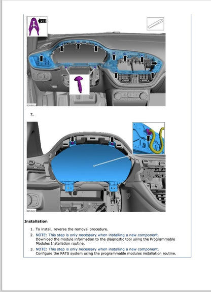 Ford Fiesta 1L 1.1L 2017-2021 Service Manual Repair, Workshop Service Repair, INSTANT Download PDF