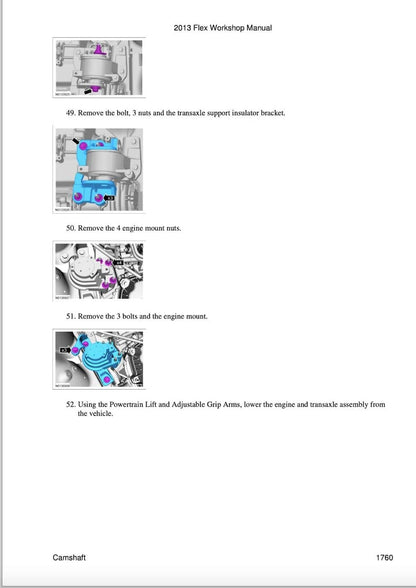 Ford Flex 2013-2019 Service Manual Repair, Workshop Service Repair, INSTANT Download PDF