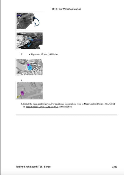 Ford Flex 2013-2019 Service Manual Repair, Workshop Service Repair, INSTANT Download PDF