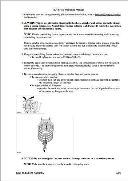 Ford Flex 2013-2019 Service Manual Repair, Workshop Service Repair, INSTANT Download PDF