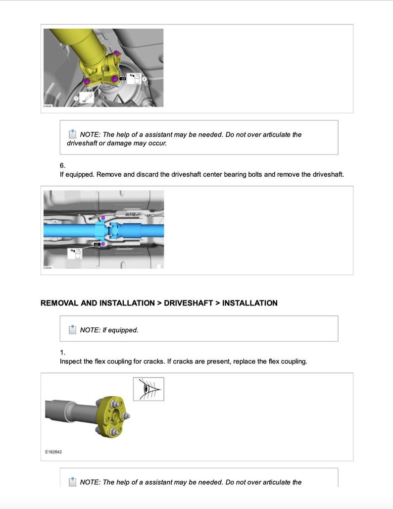Ford Mustang S550 2015-2017 Service Manual Repair, Workshop Service Repair, INSTANT Download PDF