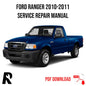 Ford Ranger III 2010-2011 Service Manual Repair, Workshop Service Repair, INSTANT Download PDF