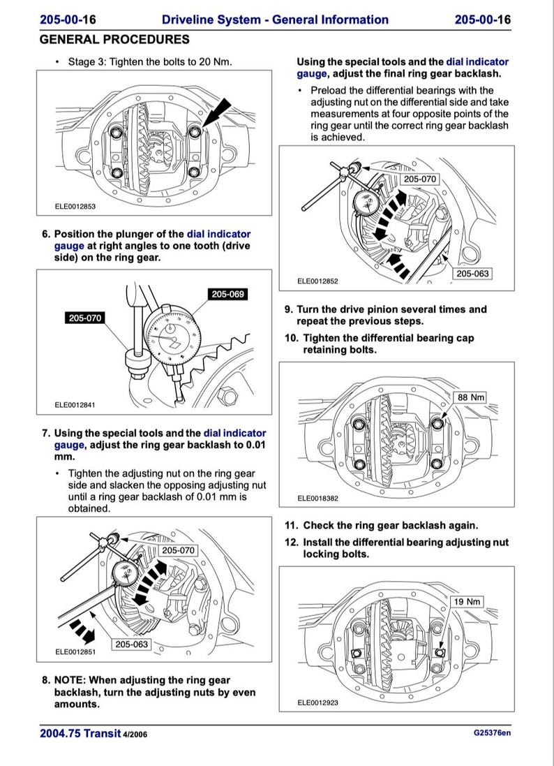 Ford Transit 2000-2006 Service Manual Repair, Workshop Service Repair, INSTANT Download PDF