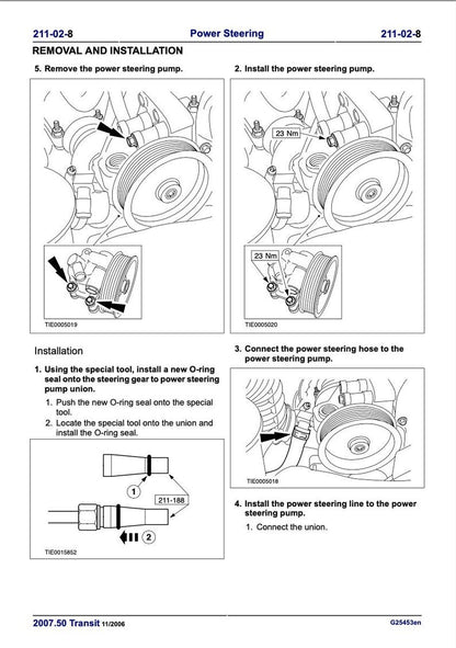 Ford Transit 2006-2009 Service Manual Repair, Workshop Service Repair, INSTANT Download PDF