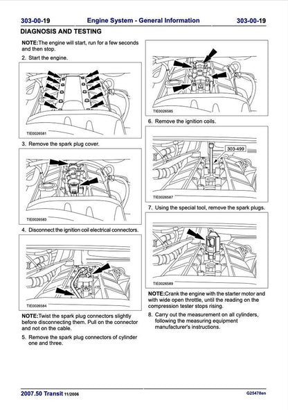 Ford Transit 2006-2009 Service Manual Repair, Workshop Service Repair, INSTANT Download PDF