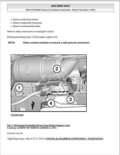 BMW 6 Series E63 E64 Service Manual Repair, Workshop Service Repair, INSTANT Download PDF