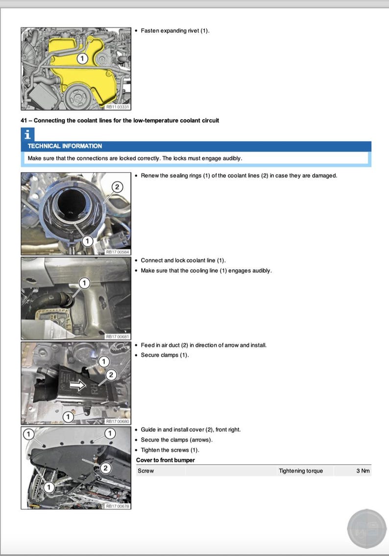 BMW 7 Series G11 G12 2014-2022 Service Manual Repair, Workshop Service Repair, INSTANT Download PDF