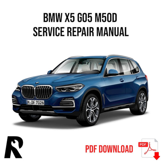BMW X5 G05 M50d Service Manual Repair, Workshop Service Repair, INSTANT Download PDF