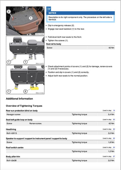 BMW X7 G07 Example Service Manual Repair, Workshop Service Repair, INSTANT Download PDF