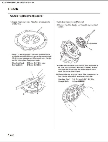 Honda Amaze 2012-2020 Service Manual Repair, Workshop Service Repair, INSTANT Download PDF