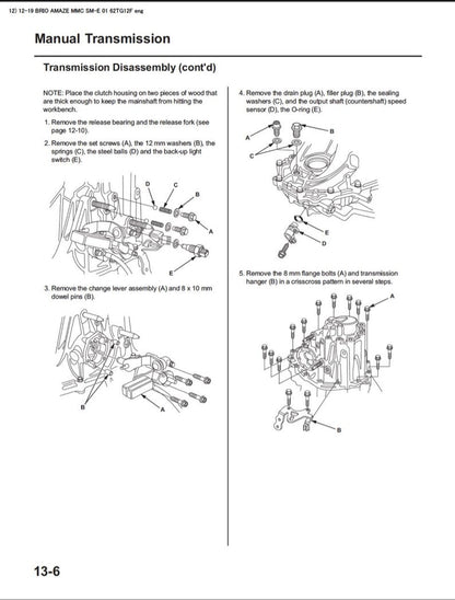 Honda Brio 2012-2020 Service Manual Repair, Workshop Service Repair, INSTANT Download PDF