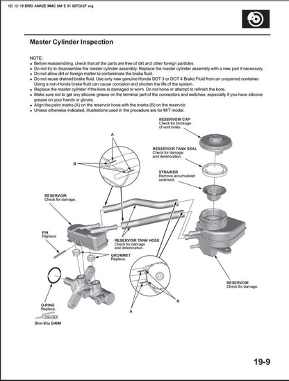 Honda Amaze 2012-2020 Service Manual Repair, Workshop Service Repair, INSTANT Download PDF