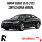 Honda Insight 2019-2022 Service Manual Repair, Workshop Service Repair, INSTANT Download PDF