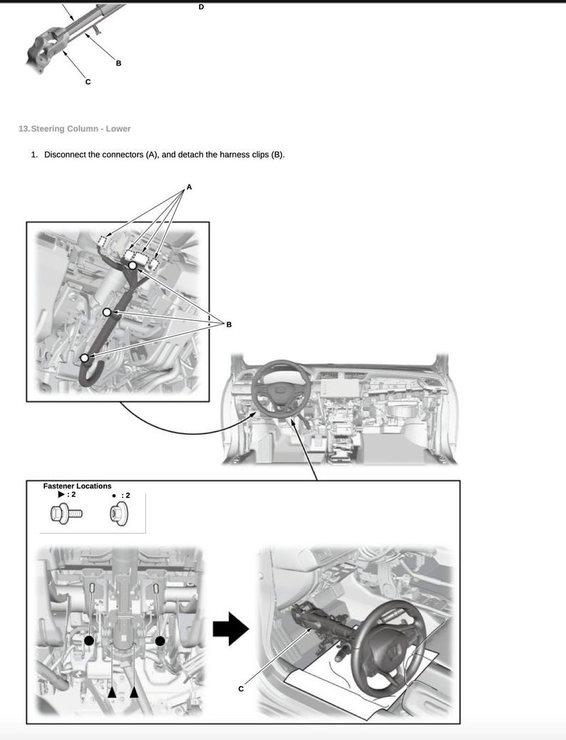 Honda Insight 2019-2022 Service Manual Repair, Workshop Service Repair, INSTANT Download PDF